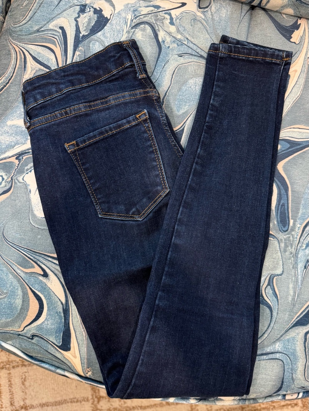 Old Navy Rockstar Built-in Sculpt Dark Indigo Skinny Jeans
